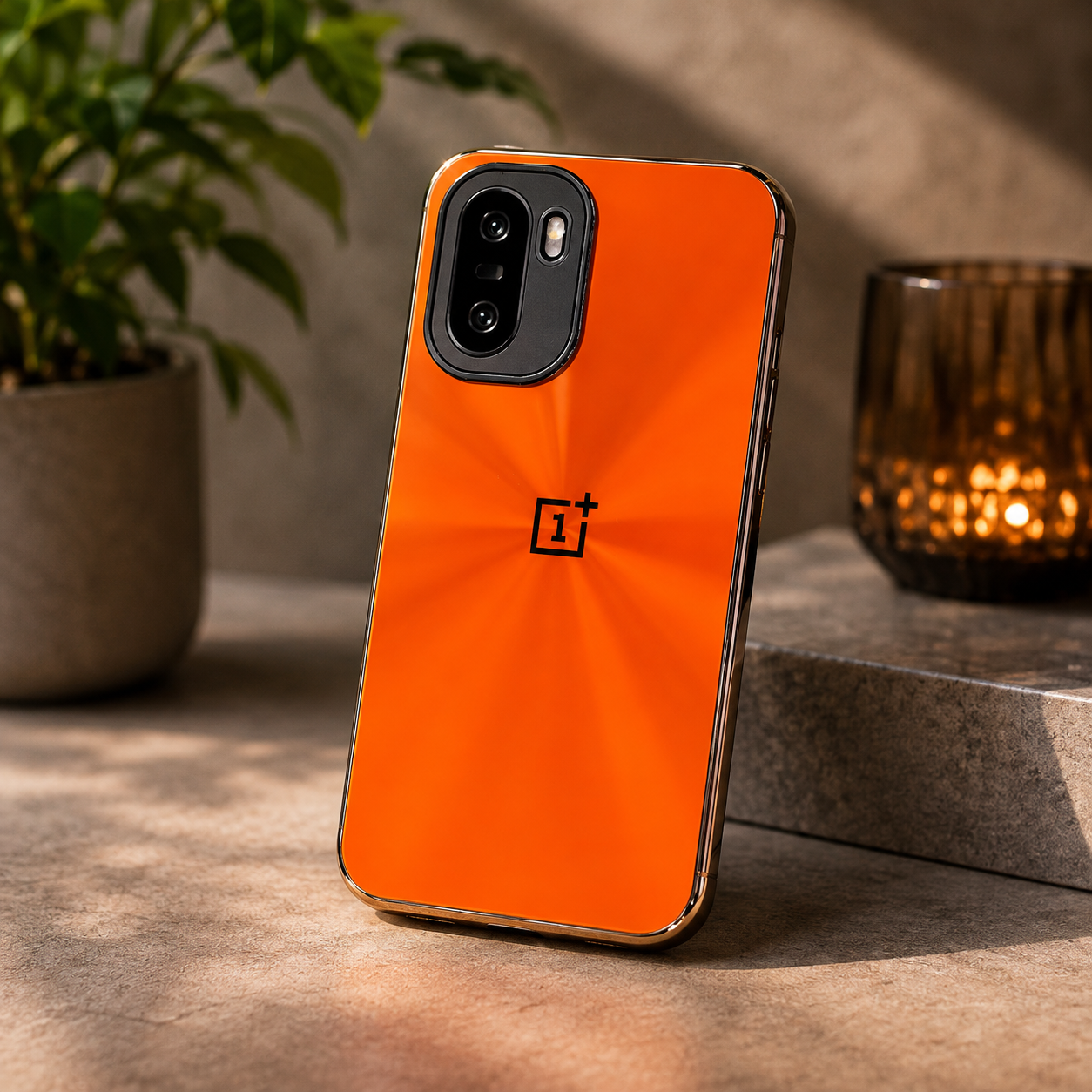 OnePlus - Premium Gold Accent Case